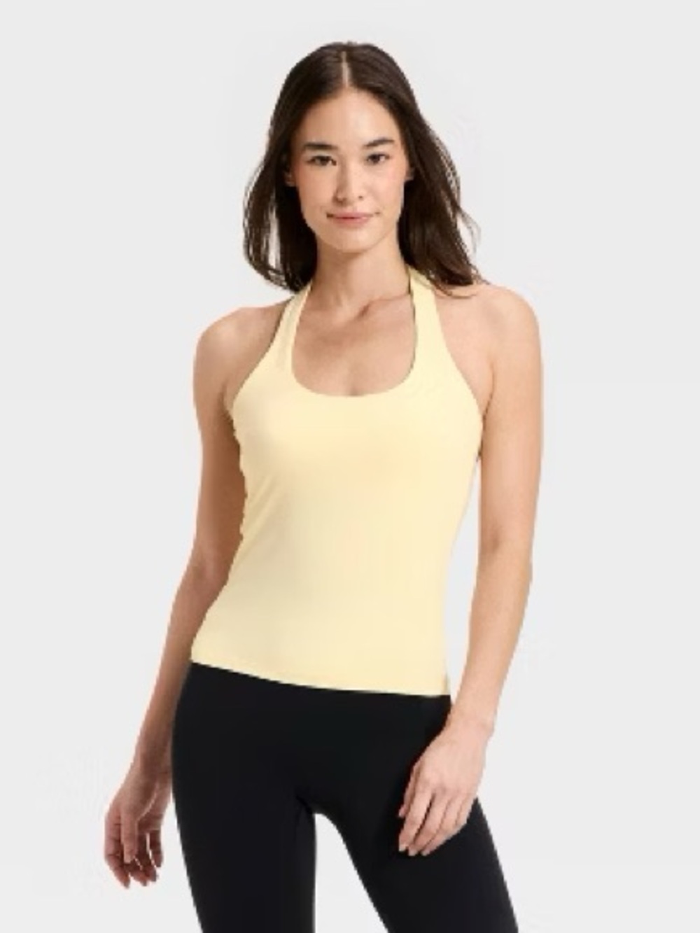 Light Yellow  Women's Everyday Soft Racerback Tank Top - All In Motion